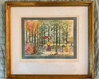 Item 613:  A/17 "Pinata" by G. Sils (1968) - 19" x 17":  $165