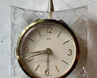 Item 638:  Elgin clock: $38