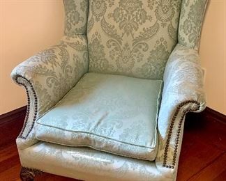 Item 645:  Upholstered arm chair:  $50