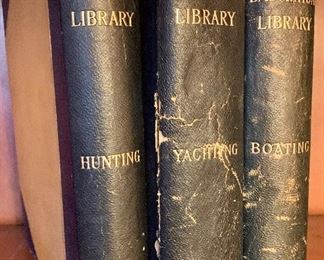 Item 651:  Set of 3 "The Badminton Library" books:  $15