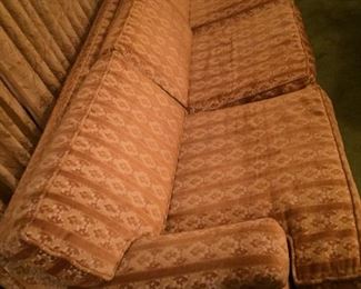 Long 1970's vintage couch -8 feet long other than needing a quick cleaning - no pets, no stains no holes-Breuner $135