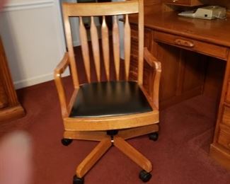 Desk chair for Roll Top desk