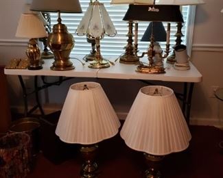 Wonderful variety of lamps