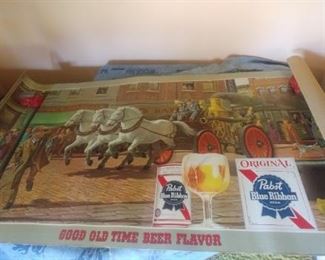 Pabst Blue Ribbon & Fire truck ad
