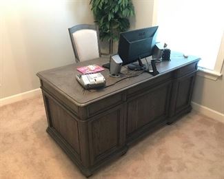 This desk has a matching bookcase in the sale. 