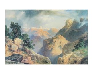 Thomas Moran (1837-1926), Canyon, 1912