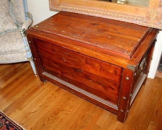 Large cedar chest