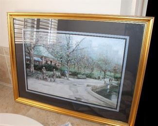 Donny Finley signed limited edition framed print