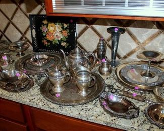 Lots of silverplate!