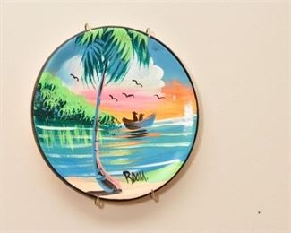 5. Tropical Themed Decorative Plate