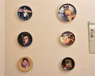 9. Six 6 Decorative Elvis Presley Plates