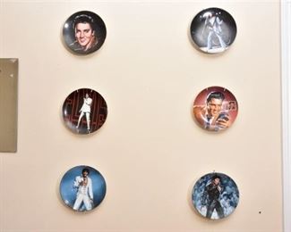 10. Six 6 Decorative Elvis Presley Plates