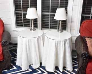 16. Pair Of Side Tables