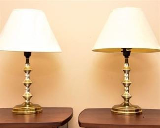 50. Pair Of Table Lamps