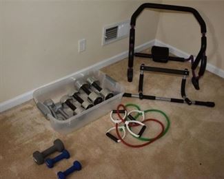 63. Group Lot Of Exercise Equipment