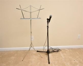 74. Microphone and Music Stand