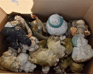 102. Group Lot Of Garden Statues