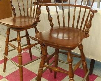 Pair of Bar Stools $60 Ethan Allen  29" to seat top 