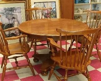 Ethan Allen Table with four Chairs $175- Great Shape 
