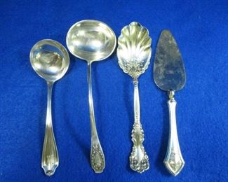 Various Sterling Serving Pcs 1 Lot