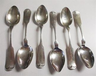Coin Silver Teaspoons