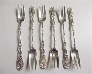 Sterling Cocktail Forks