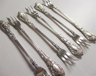 Sterling Cocktail Forks