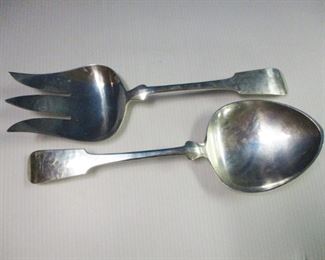 Porter Blanchard Sterling Salad Serving Set