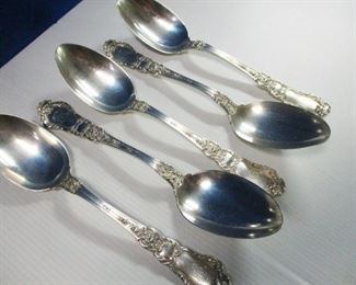 Old Baronial Sterling Serving Spoons