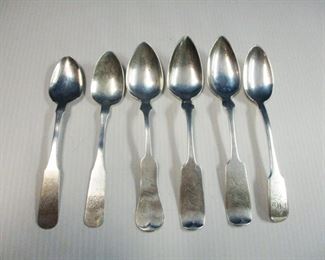 Old Coin Silver Spoons