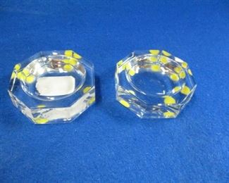 Baccarat Salt Cellars or Sphere Holders