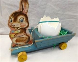 FISHER PRICE NO. 406 EASTER PULL TOY 