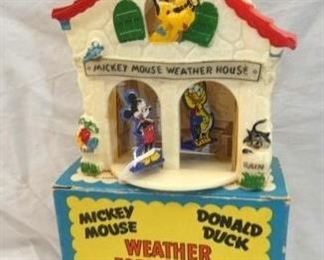 MICKEY MOUSE WEATHER FORCASTER W/BOX 