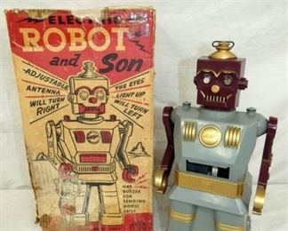 MARX BO ROBOT & SON W/ORG. BOX 