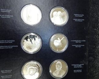 VIEW 6 STERLING SILVER COINS