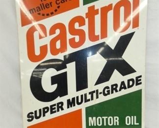 VIEW 2 OTHERSIDE CASTROL OIL SIGN 