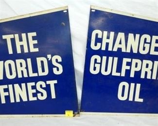16X18 GULF PRIDE OIL SIGNS 