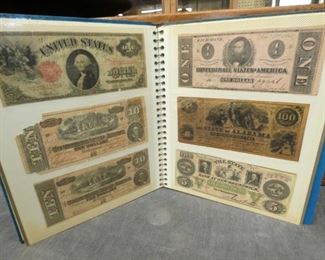 CONFEDERATE NOTES/ALABAMA NOTE/OTHER 