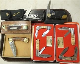 BUCK KNIFE, OLD TIMER, WHITE TAIL/OTHER 