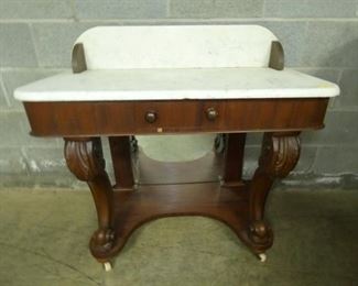MARBLE TOP VICT. WASHSTAND 