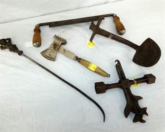 BLACKSMITH MADE AND OTHER TOOLS 