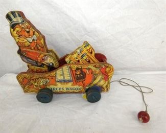 CIRCUS WAGON PULL TOY 