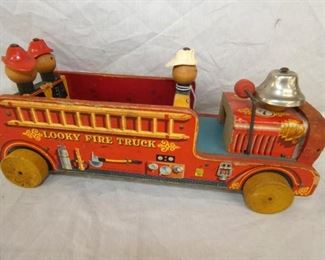 FISHER PRICE #7 FIRE TRUCK 