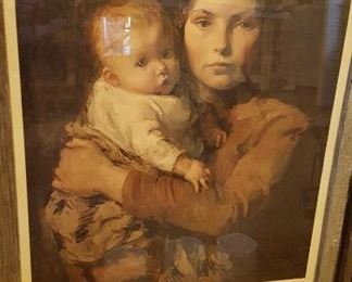 Mother & child print