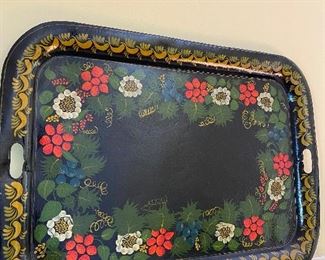 Handpainted tray