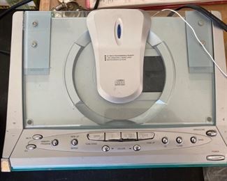 CDS and CD Player...player works but has to be opened manually.