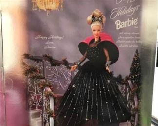 4 Collectible Barbies