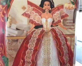 4 Collectible Barbies