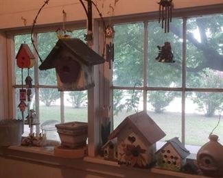 Birdhouses, Wind Chimes and Other Decor