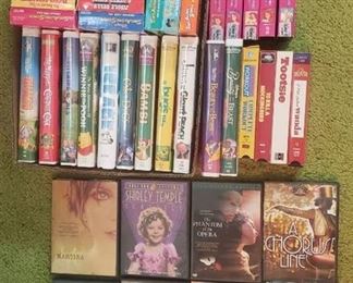 VHS's and DVD's ~ Disney, Veggie Tales and others ~ All Checked